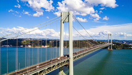 Flat lay of beauty products on marble background