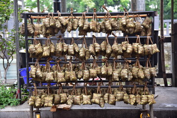 Zongzi Sticky Rice Dumplings Traditional
