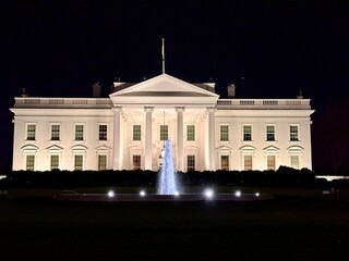 The White House at Night