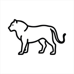 Lion vector