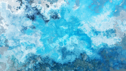 4K watercolor abstract digital texture with grainy marbled effect.