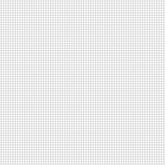 Seamless gray graph paper grid on white background, backdrop, seamless