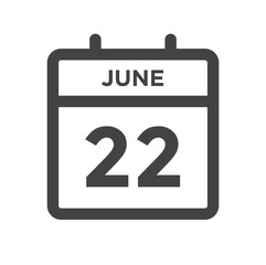 June 22 Calendar Day or Calender Date for Deadline Appointment