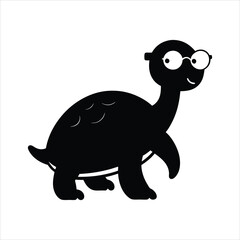 Turtle walking vector