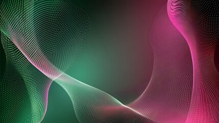 Abstract wavy lines, vibrant colors (1)