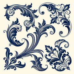 abstract floral design