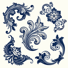 Fototapeta premium abstract floral background