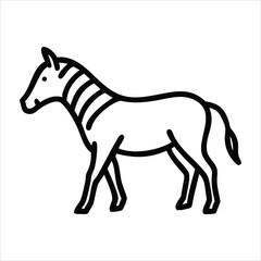 Fototapeta premium Zebra vector