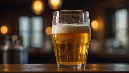 Sparkling Beer with Bokeh