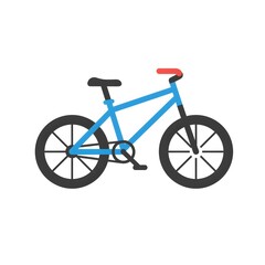 Simple blue bicycle graphic (1)