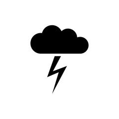 cloud with lightning icon