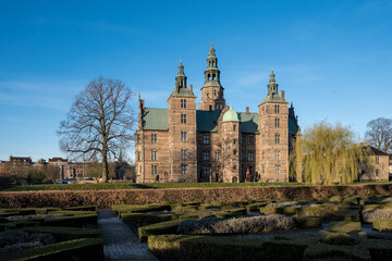 Copenhagen – View of Rosenborg Slot (Rosenborg Castle) from Kongens Have (King’s Garden),...