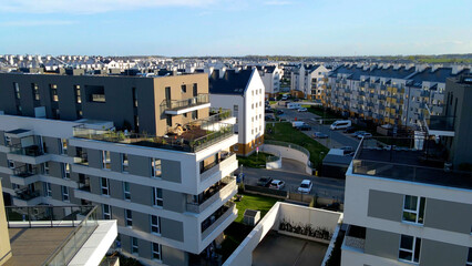 Modern residential complex mortgage new infrastructure