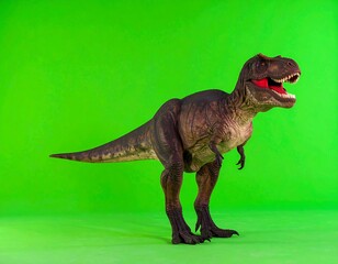 Dinosaur on green screen