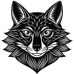 vector illustration of a fox