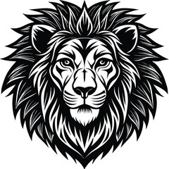lion head vector illustration