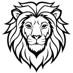 lion head vector