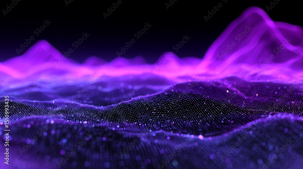 Aufkleber the concept of a futuristic sci-fi user interface is represented through a 3d abstract digital techn