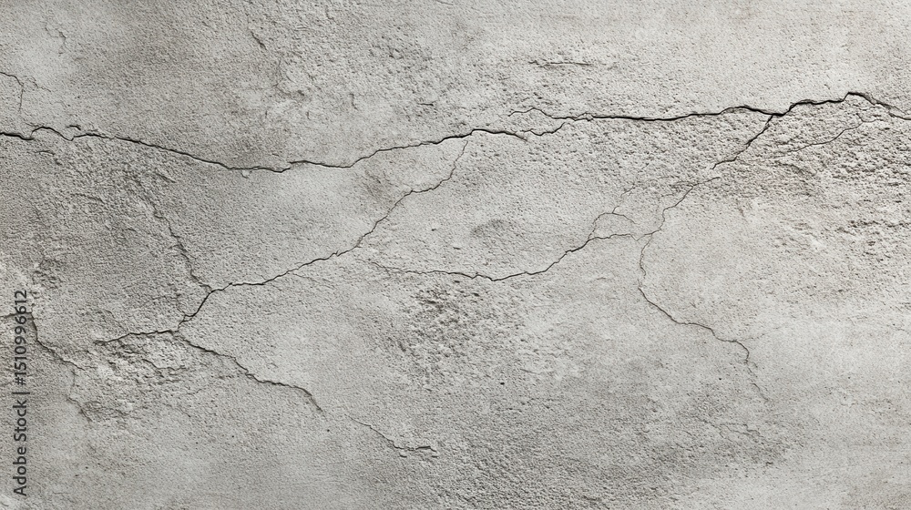 Aufkleber weathered concrete surface revealing deep fissures, exposing structural decay and aging process thro