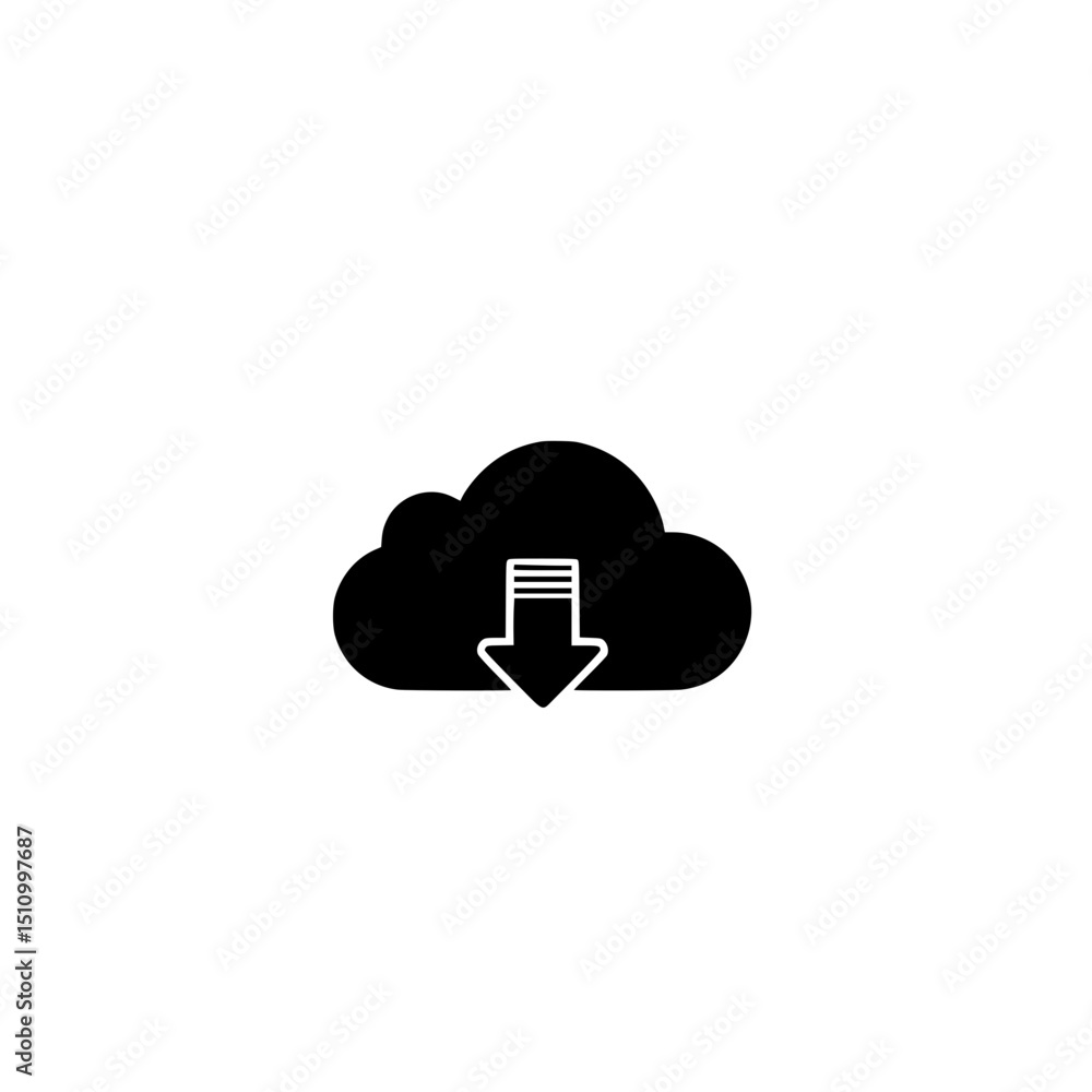 Poster download cloud computing data storage backup server network technology information transfer file sha