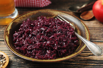 Rotkohl or red cabbage, traditional side dish in Southern Germany