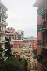 The panorama of Genoa, Italy