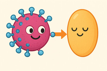 Healthy red blood cells isolated on a white background