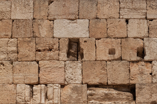 Holy place for prayer at the Wailing Wall