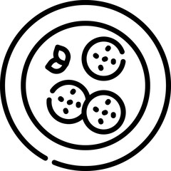 cookies illustration on a white background    