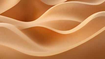 Abstract, flowing, beige forms
