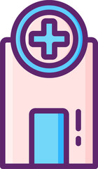 Obraz premium doctors illustration on a white background 