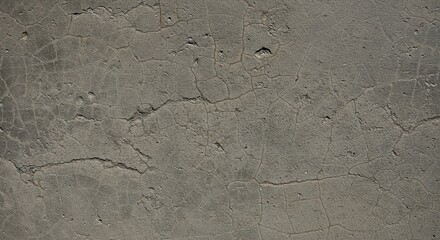 Cracked gray concrete surface