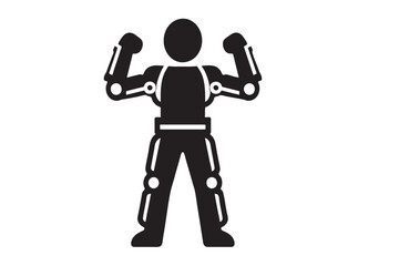 Futuristic Robotic Exoskeleton Suit Enhancing Human Strength and Mobility Technology