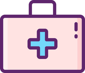 first aid illustration on a white background   