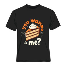 Cake Lover T-Shirt Vector &ndash; Sweet Bakery Design Illustration design by Ai