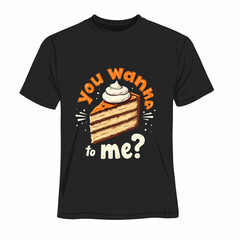 Cake Lover T-Shirt Vector &ndash; Sweet Bakery Design Illustration design by Ai