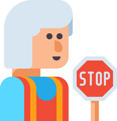 guard illustration on a white background   