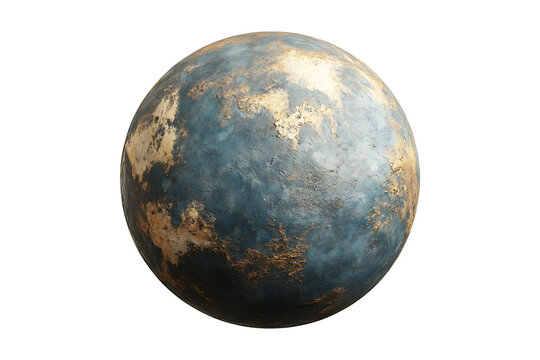Earth planet isolated on a transparent background