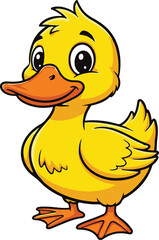 yellow duck cartoon