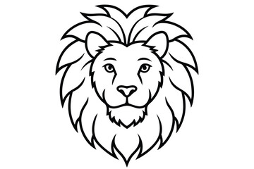 Obraz premium lion vector illustration