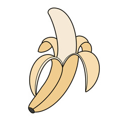 Illustration with banana