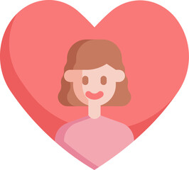 mom illustration on a white background   