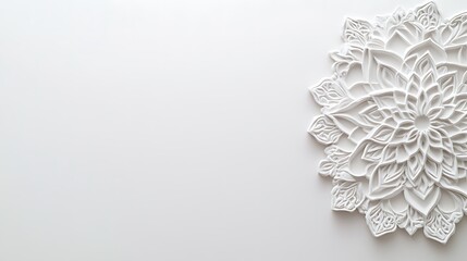 Fototapeta premium Ornate White Design