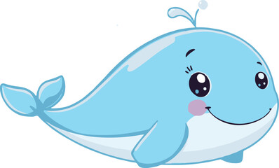 Cartoon dolphin 