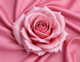 Fototapeta premium Beautiful Pink Rose Macro Close-up