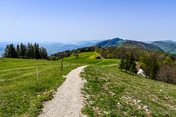 Weissenstein, Hausberg, Aussichtspunkt, Wanderweg, Röti, Hasenmatt, Mittelland, Jura, Kalkfelsen,...