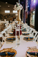 wedding table setting