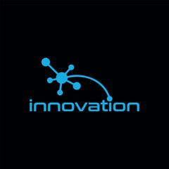innovation technology logo design vector