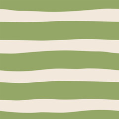 Hand drawn vector seamless pattern with vibrant stripes. Cute charming background with lines for festive design, wallpaper and textile. Colorful geometric abstract pattern