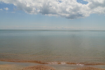 beach in the morning